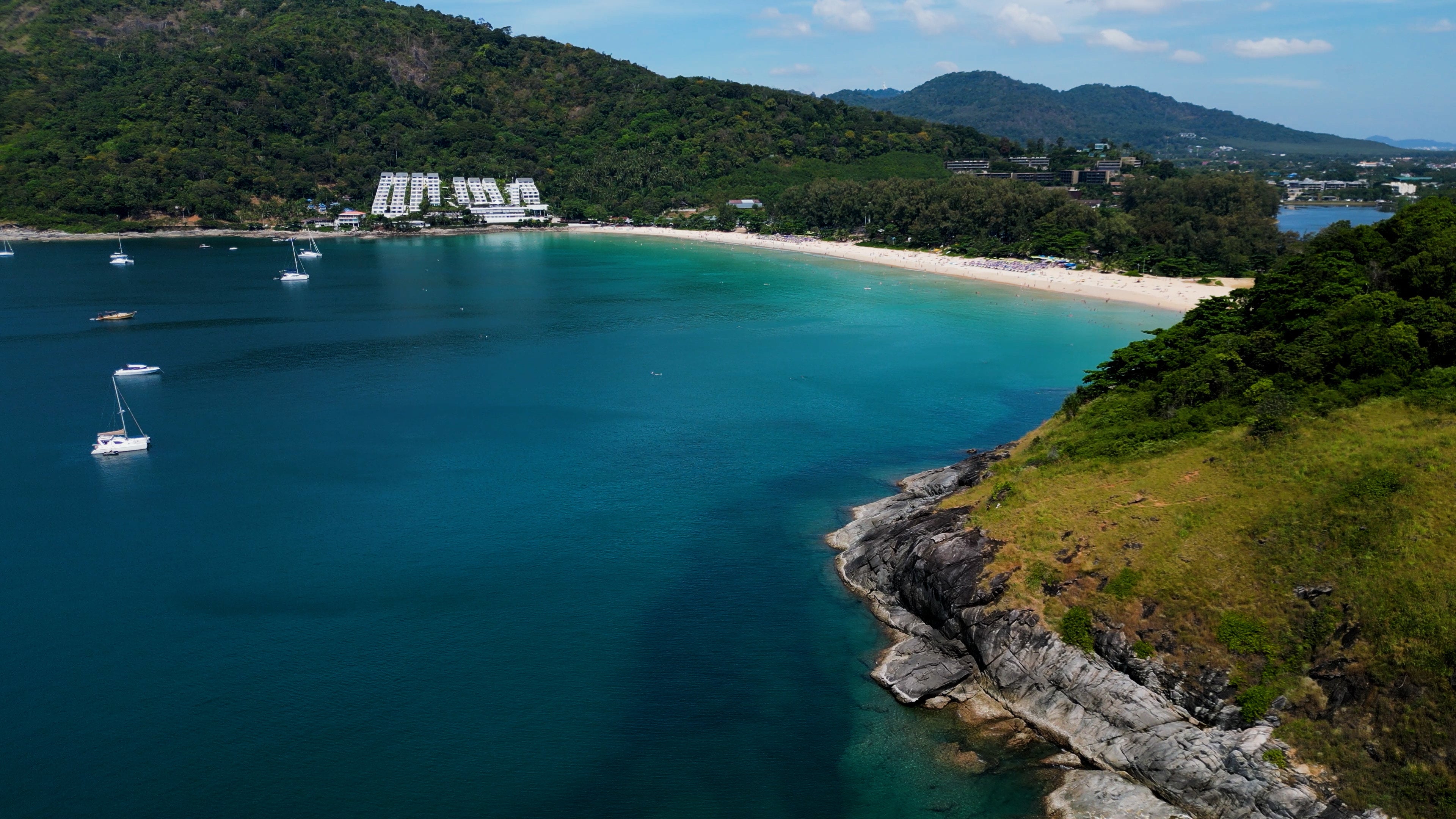 Nai Harn Beach in Phuket is one of the best beaches for a vacation and for wintering.